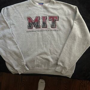 Champion Gray MIT Crewneck Sweater